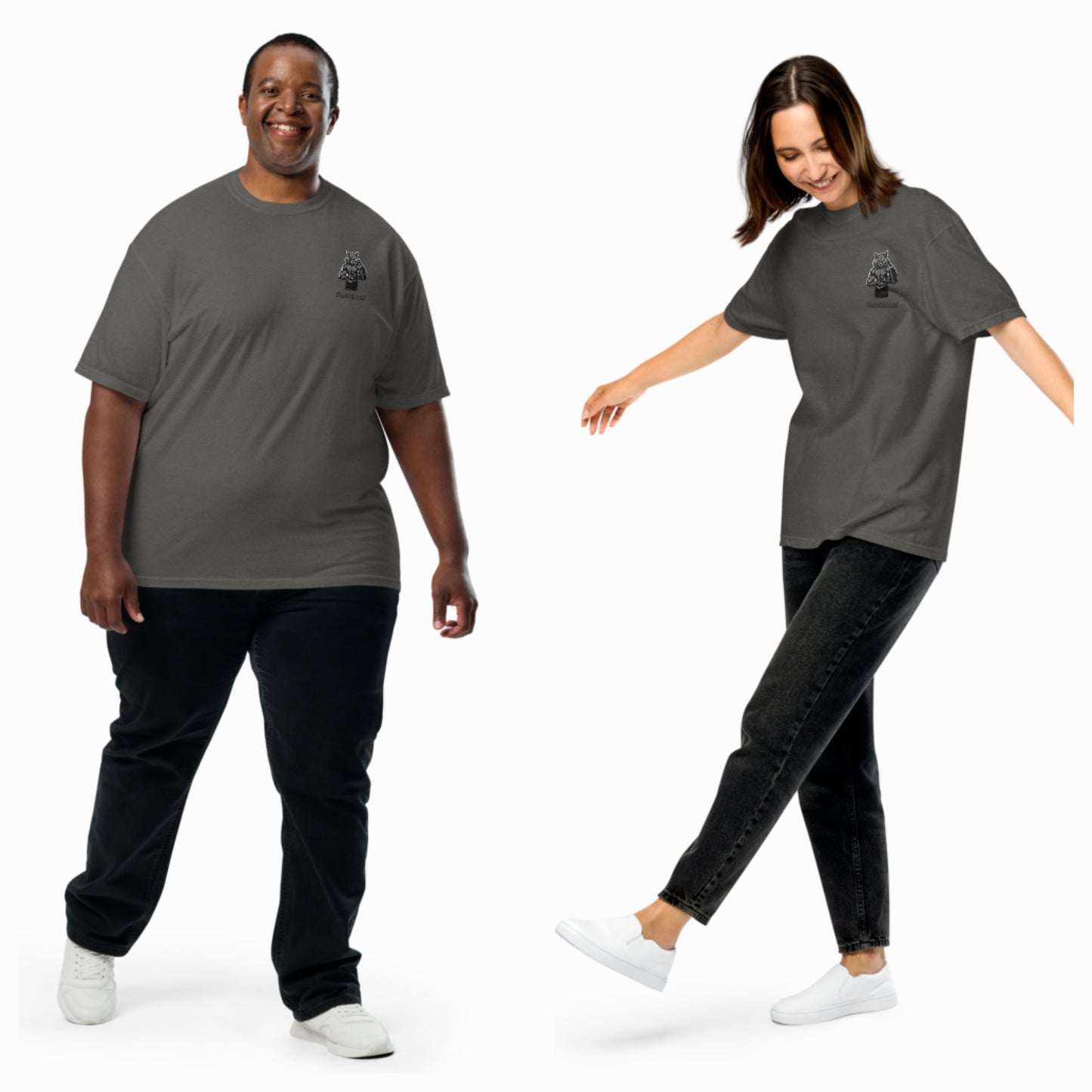 Smart unisex heavyweight t-shirt