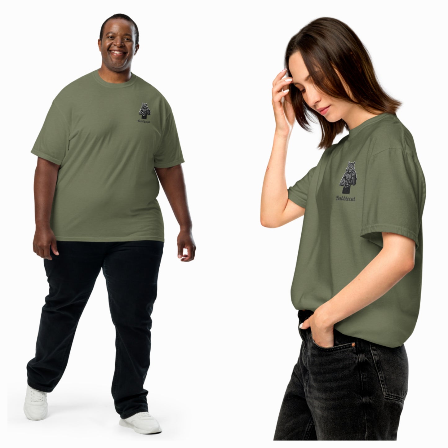 Smart unisex heavyweight t-shirt