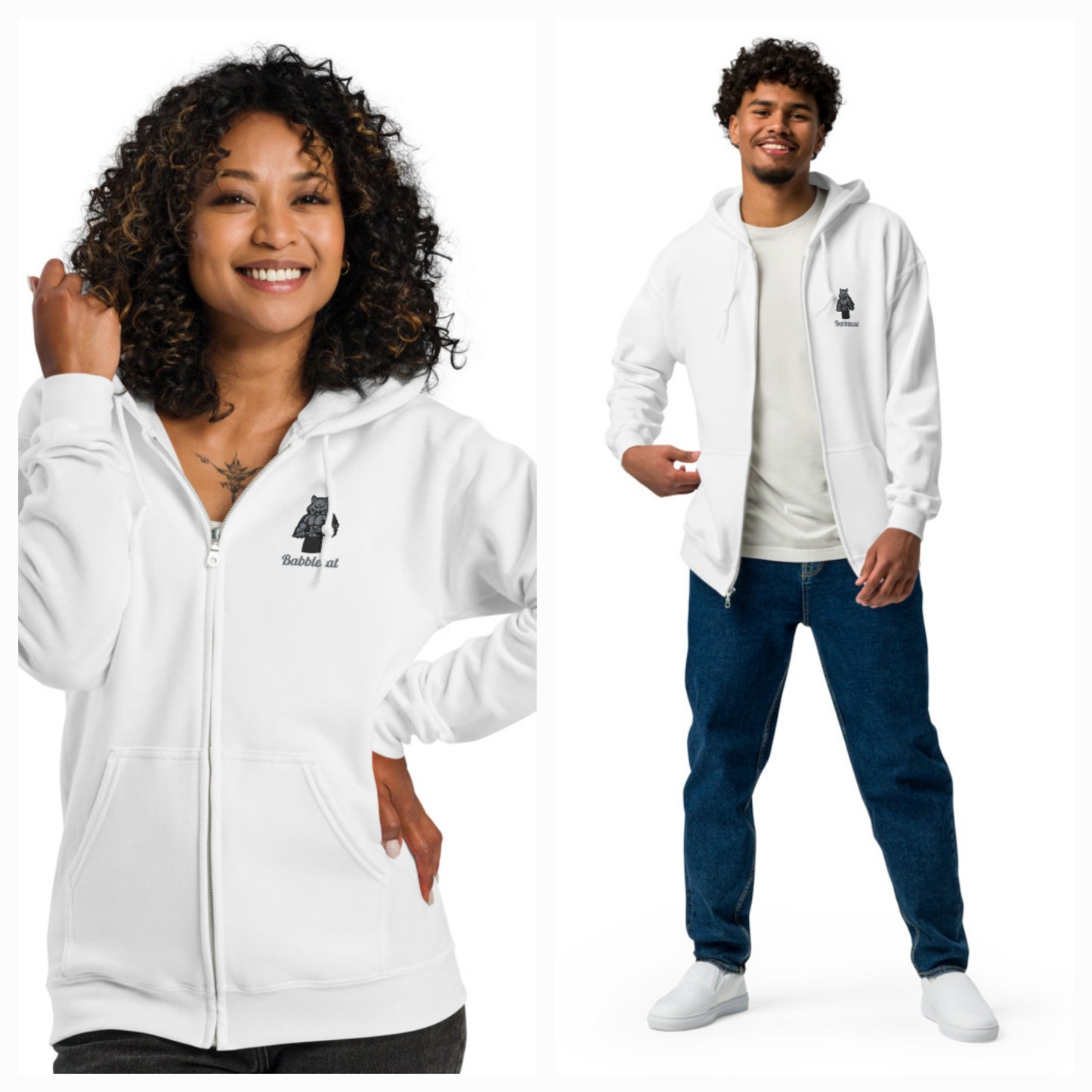 Unisex heavy blend zip hoodie