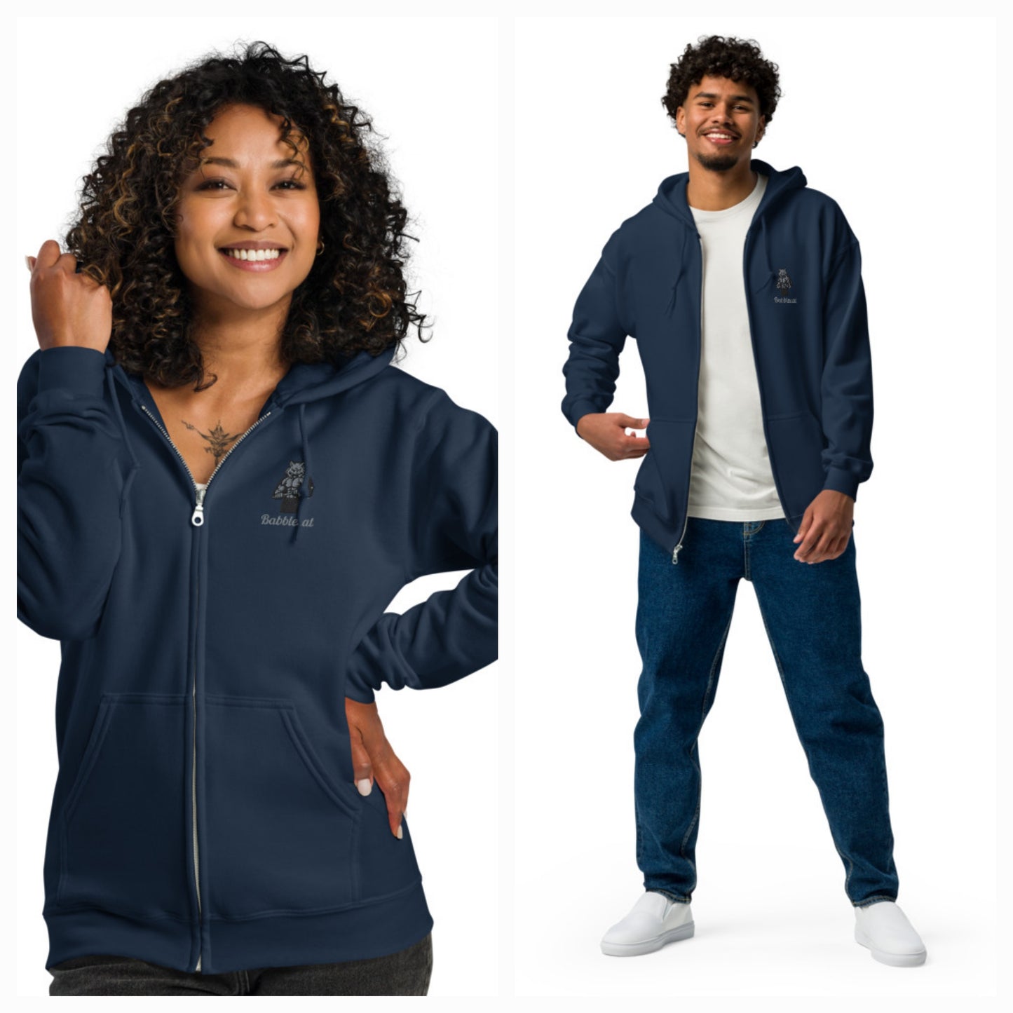 Unisex heavy blend zip hoodie