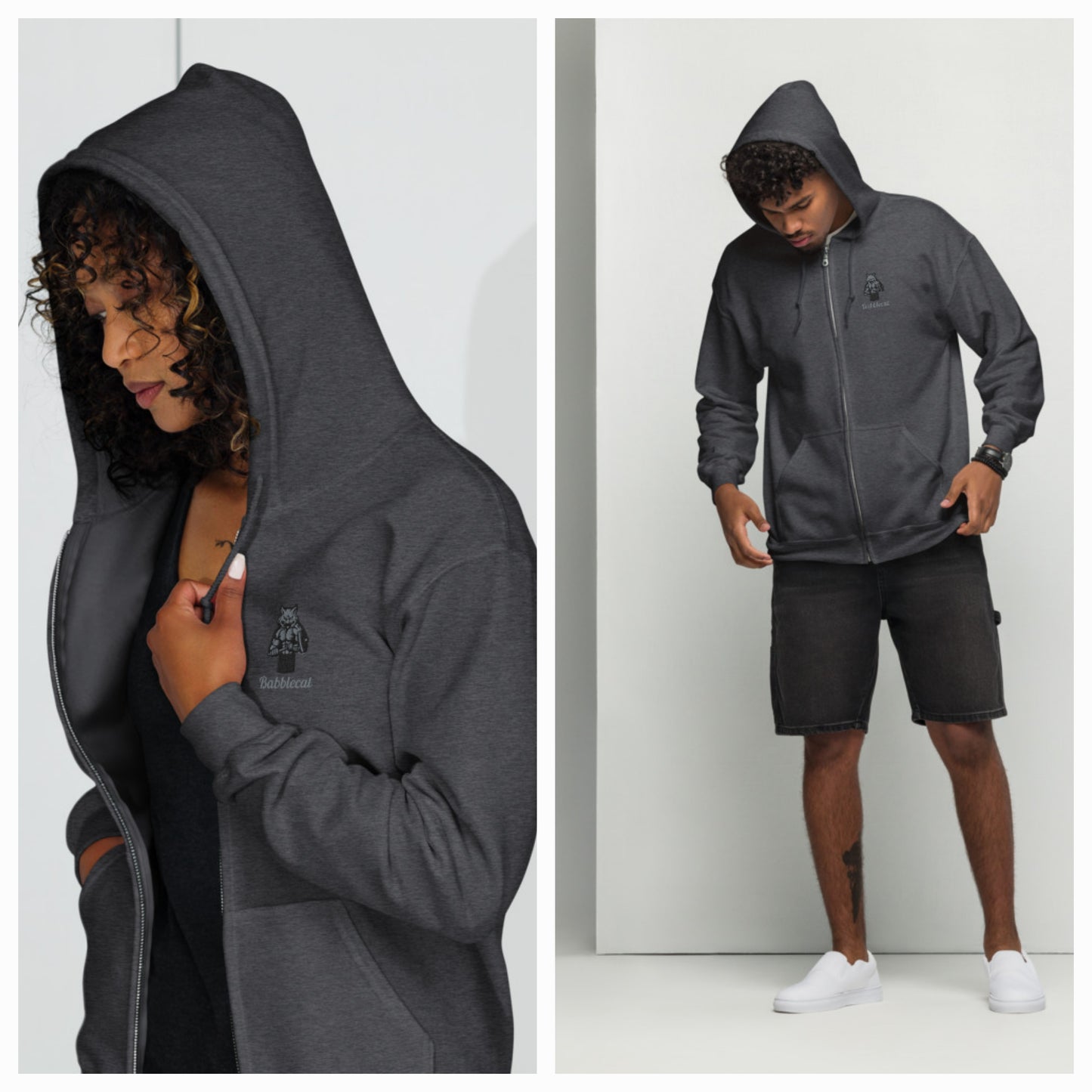 Unisex heavy blend zip hoodie