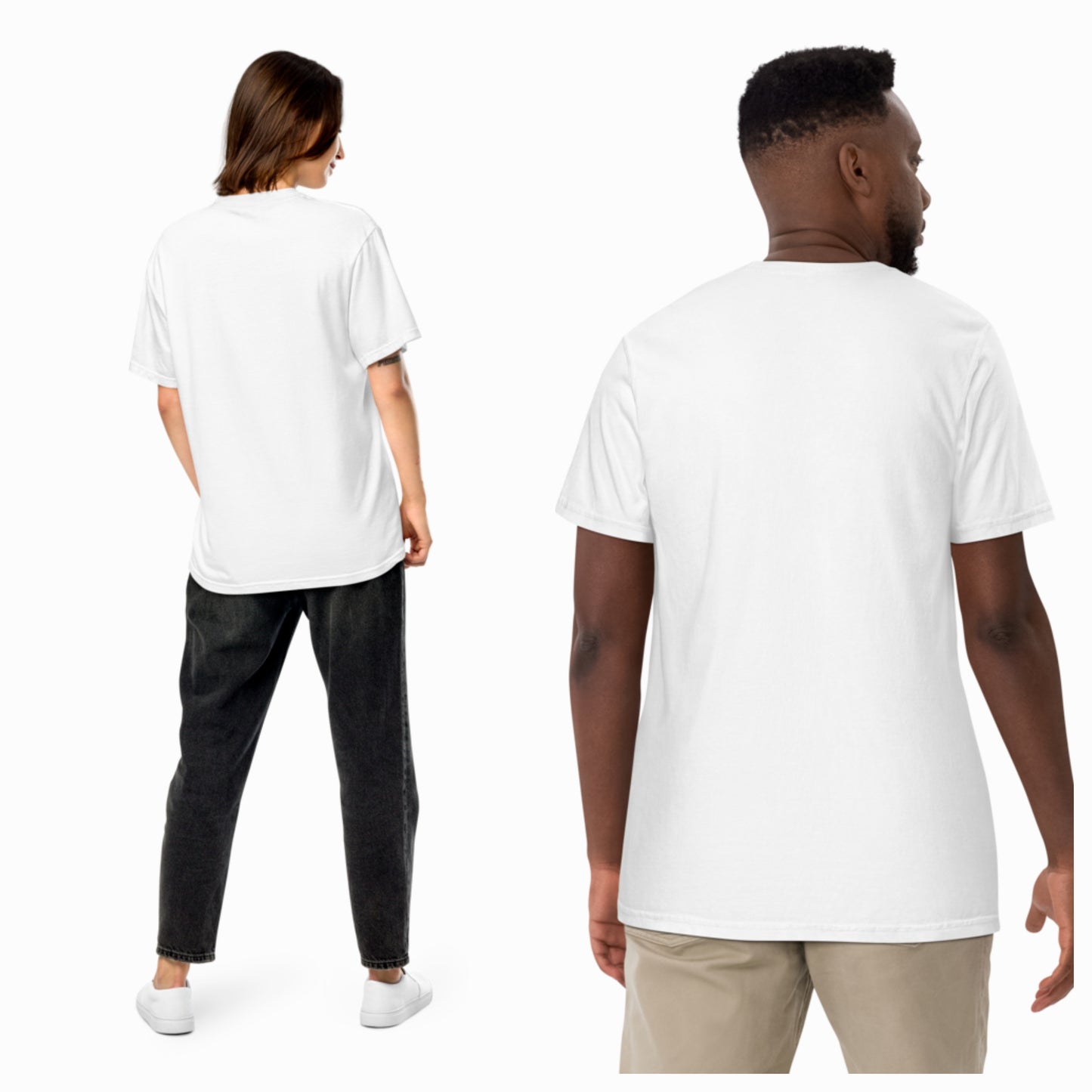 Smart unisex heavyweight t-shirt