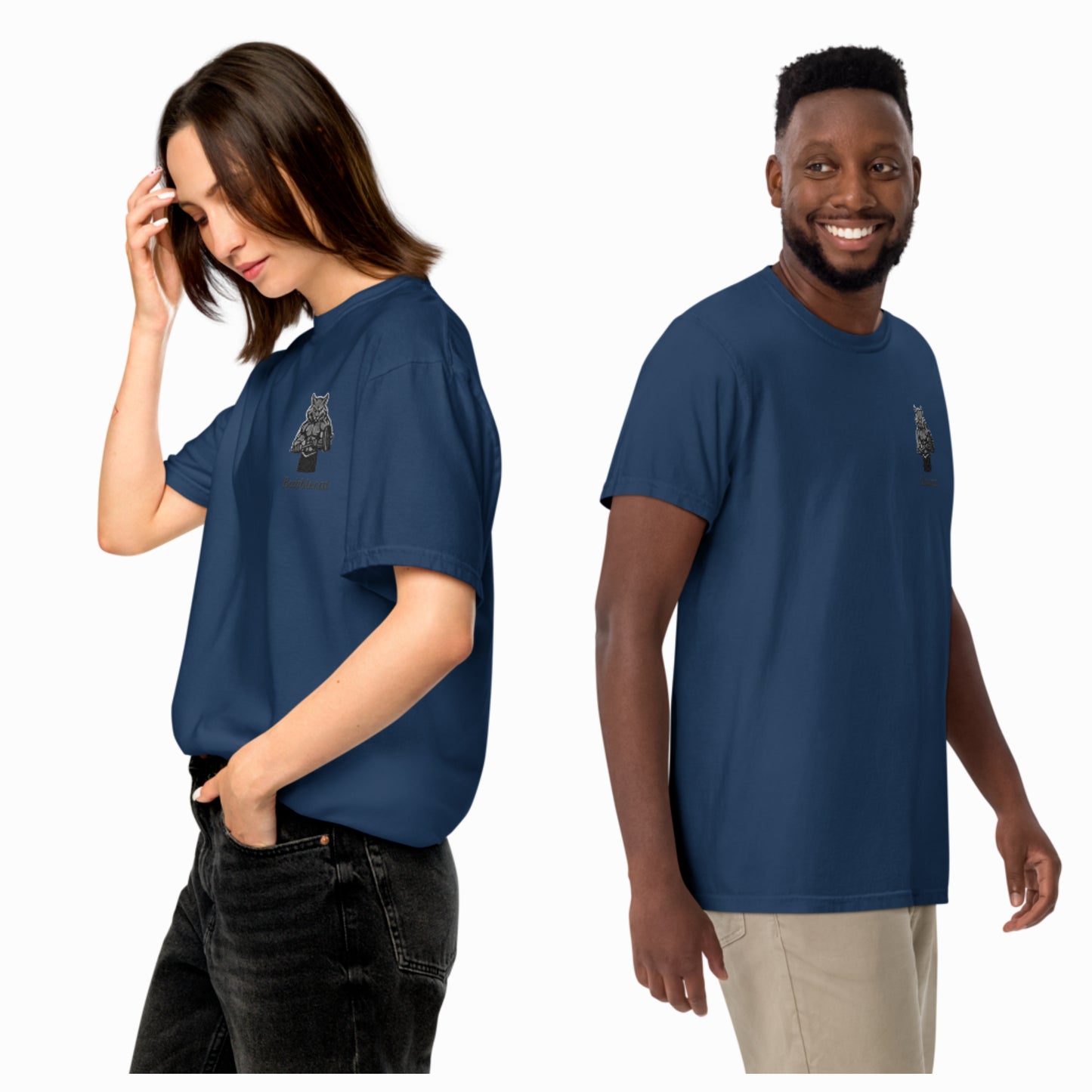 Smart unisex heavyweight t-shirt