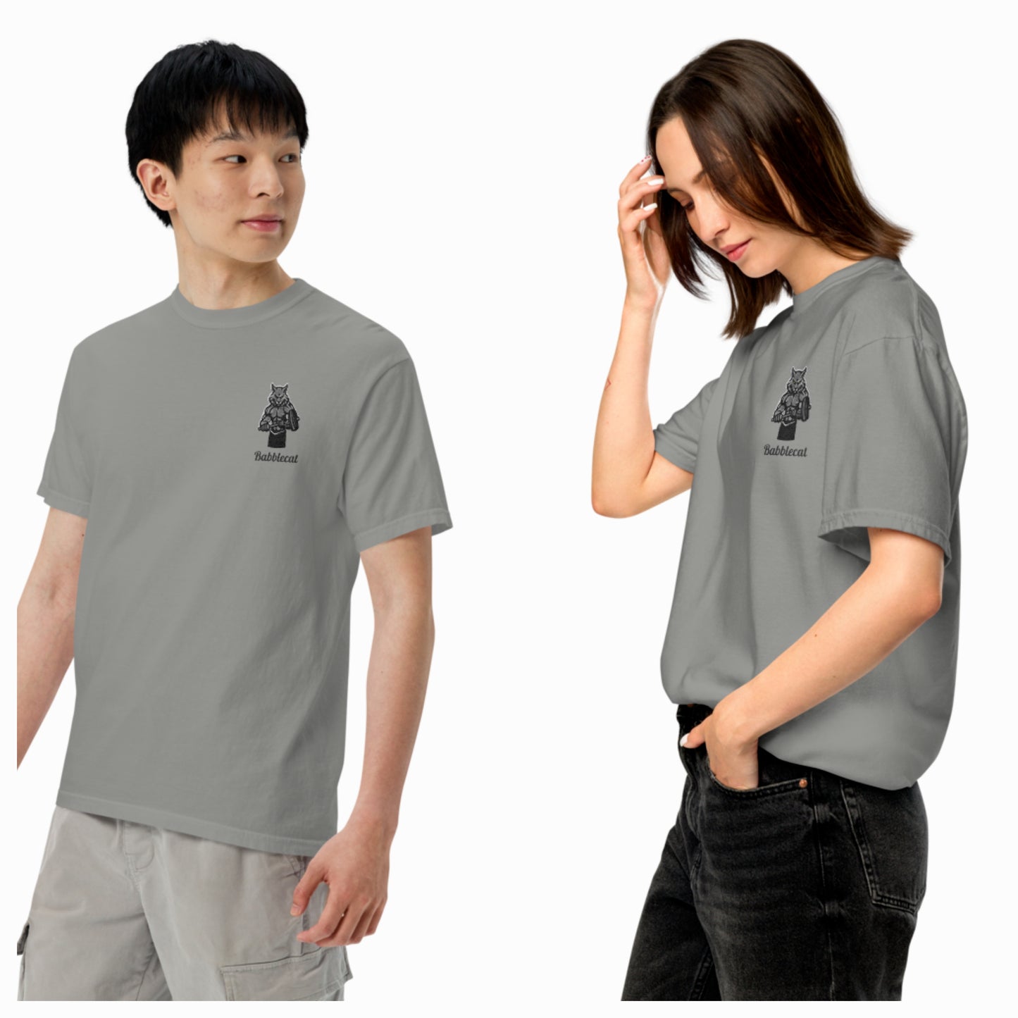 Smart unisex heavyweight t-shirt