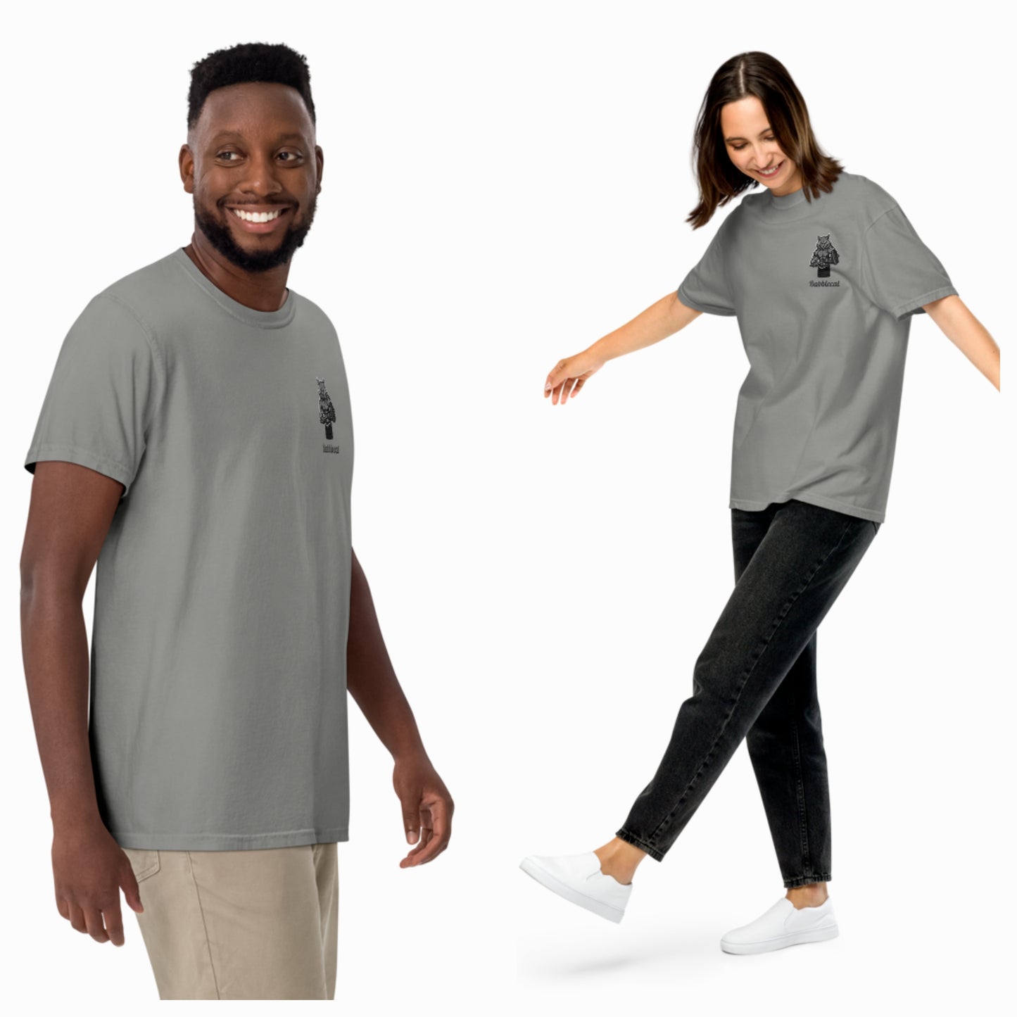 Smart unisex heavyweight t-shirt