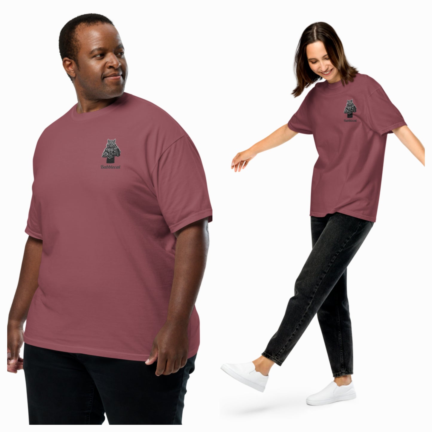 Smart unisex heavyweight t-shirt