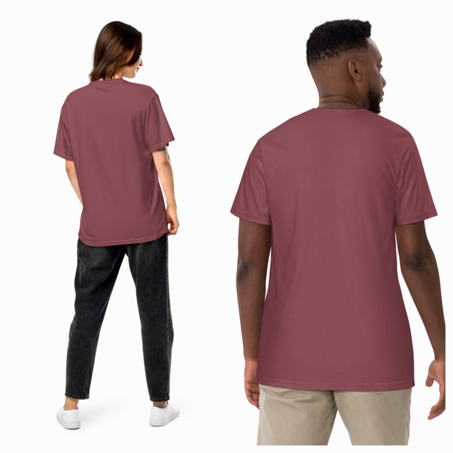 Smart unisex heavyweight t-shirt