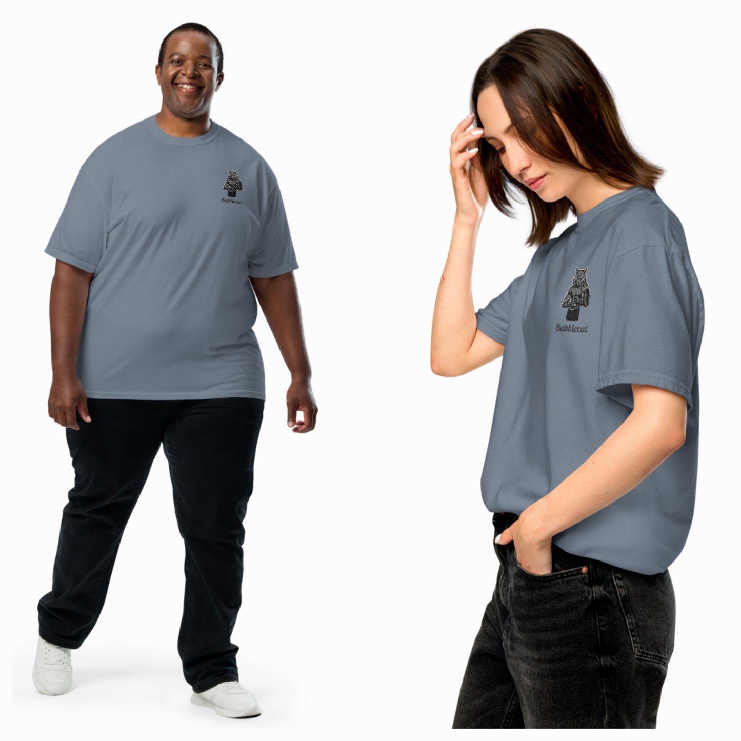 Smart unisex heavyweight t-shirt