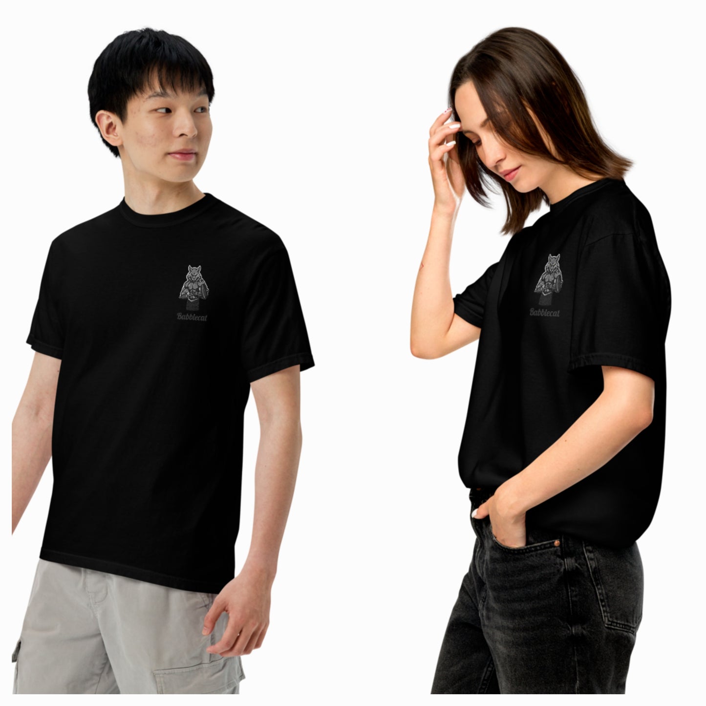 Smart unisex heavyweight t-shirt