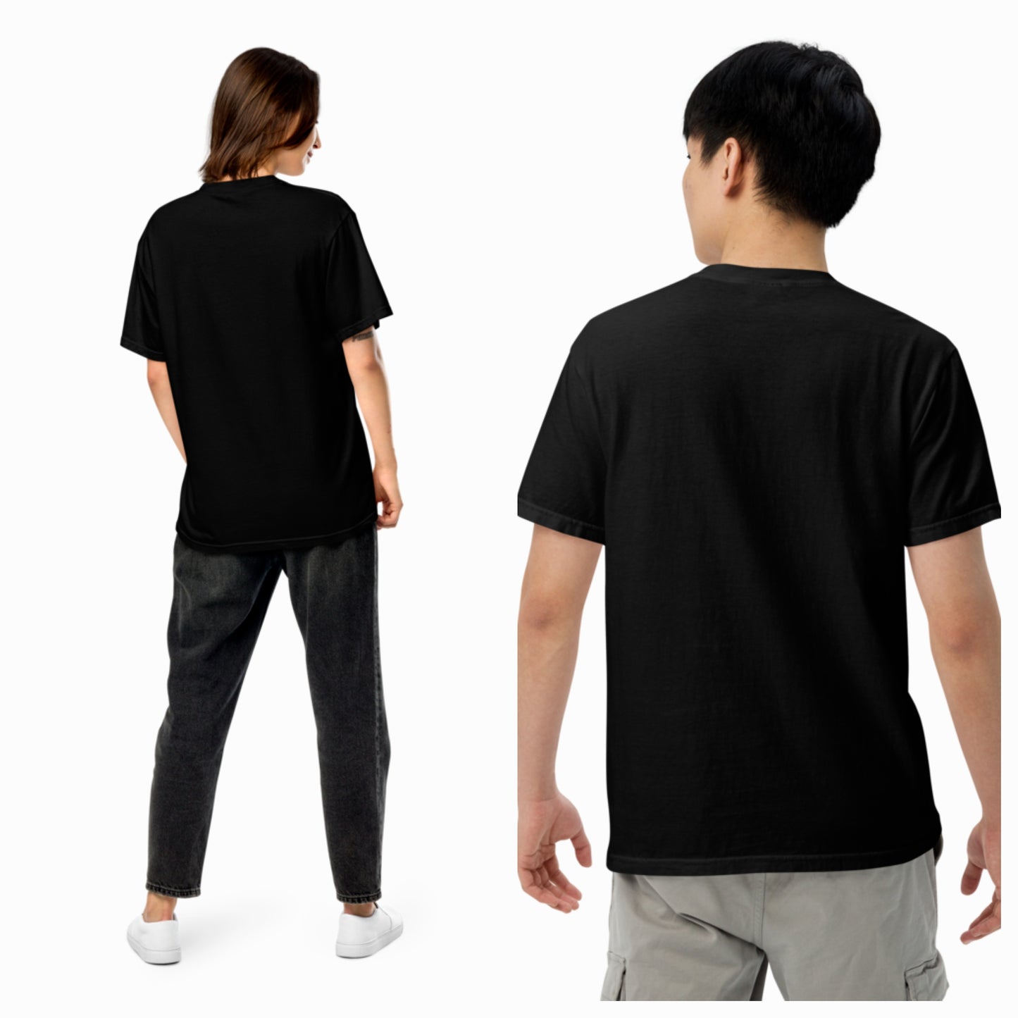 Smart unisex heavyweight t-shirt