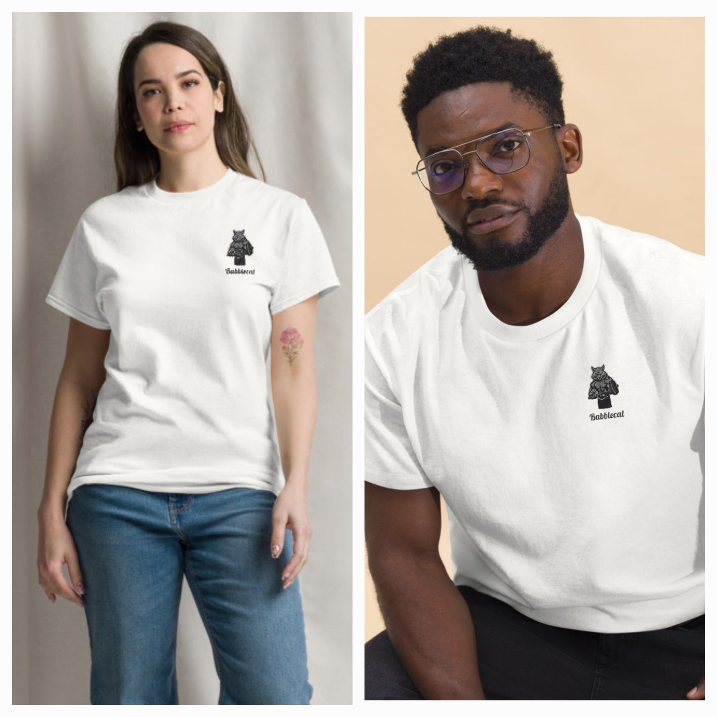 Smart casual unisex classic tee