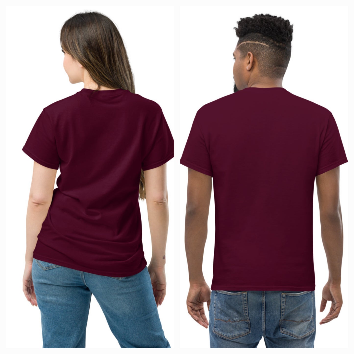Smart casual unisex classic tee
