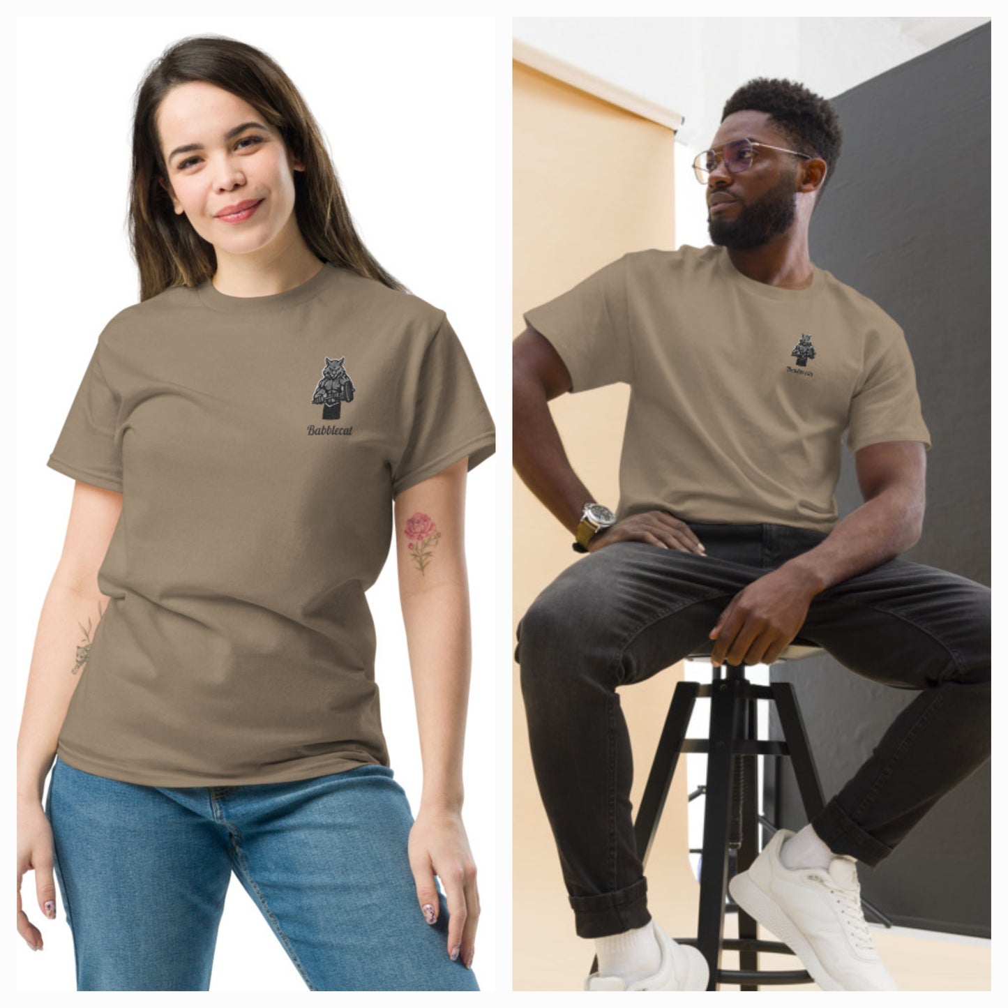 Smart casual unisex classic tee
