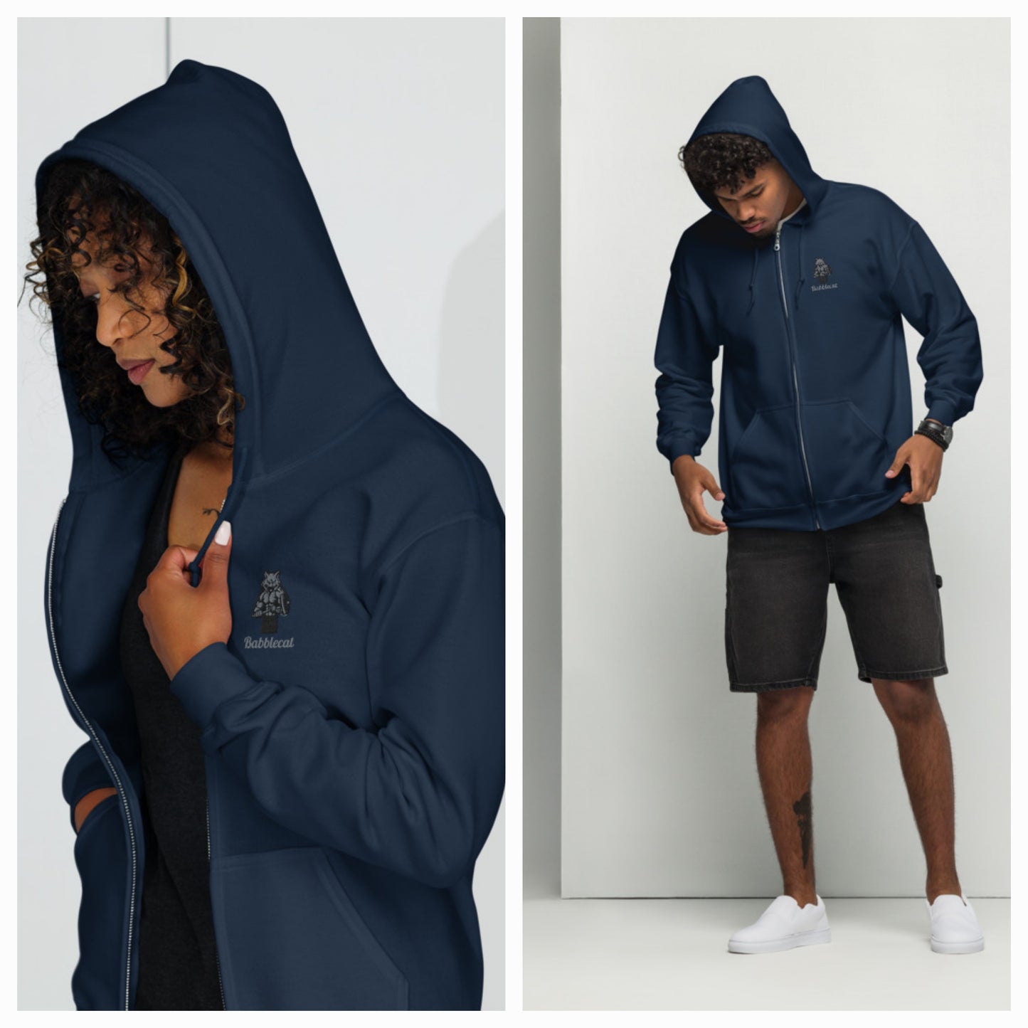 Unisex heavy blend zip hoodie